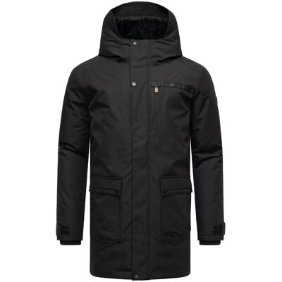 STONE HARBOUR Winterparka mit Teddyfleece gefütterter Kapuze "Netaan XX" Black XXL STONE HARBOUR Winterparka mit Teddyfleece gefütterter Kapuze "Netaan XX" Black XXL