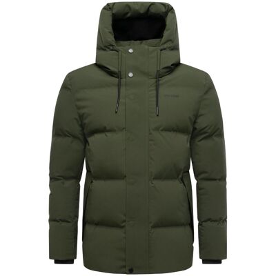 STONE HARBOUR Steppjacke mit Kapuze "Taviaan XX" Dark Olive S STONE HARBOUR Steppjacke mit Kapuze "Taviaan XX" Dark Olive S