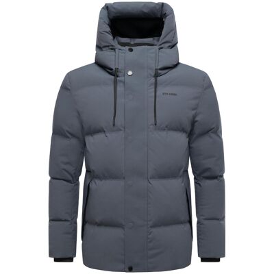 STONE HARBOUR Steppjacke mit Kapuze "Taviaan XX" Stone Blue M STONE HARBOUR Steppjacke mit Kapuze "Taviaan XX" Stone Blue M
