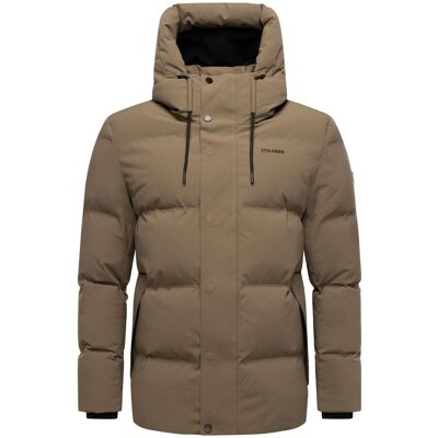 STONE HARBOUR Steppjacke mit Kapuze "Taviaan XX" Stone Brown XXXL STONE HARBOUR Steppjacke mit Kapuze "Taviaan XX" Stone Brown XXXL