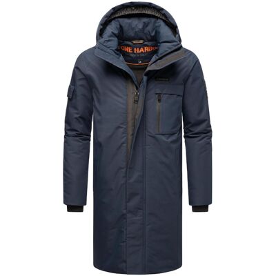 STONE HARBOUR Warmer Herren Wintermantel mit Kapuze "Xandroo XX" Navy M STONE HARBOUR Warmer Herren Wintermantel mit Kapuze "Xandroo XX" Navy M
