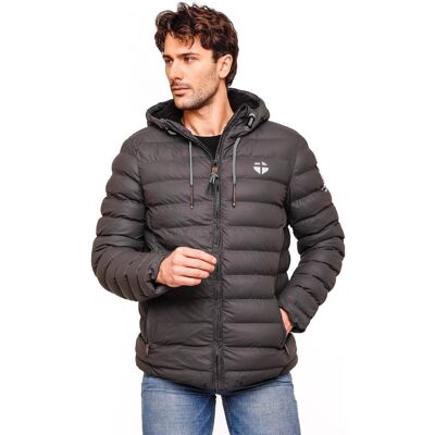 STONE HARBOUR Gefütterte Winter Steppjacke mit Kapuze "Zaharoo" Anthracite S STONE HARBOUR Gefütterte Winter Steppjacke mit Kapuze "Zaharoo" Anthracite S