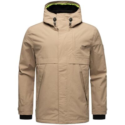 STONE HARBOUR Übergangsjacke mit Fleece-Futter "Zanjaar" Sand Beige M STONE HARBOUR Übergangsjacke mit Fleece-Futter "Zanjaar" Sand Beige M