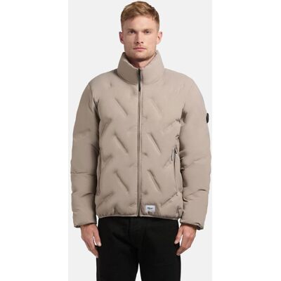 KHUJO Winterjacke mit auffälliger Steppung "Clover" Greige M KHUJO Winterjacke mit auffälliger Steppung "Clover" Greige M
