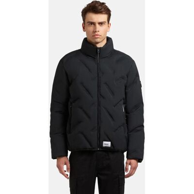 KHUJO Winterjacke mit auffälliger Steppung "Clover" Port Blue M KHUJO Winterjacke mit auffälliger Steppung "Clover" Port Blue M