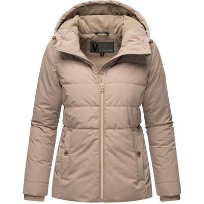 MARIKOO Warme Steppjacke mit Kapuze "Alemee 16" Taupe Grey XS MARIKOO Warme Steppjacke mit Kapuze "Alemee 16" Taupe Grey XS
