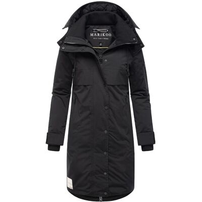 MARIKOO Wintermantel mit Kapuze "Anoukaa 16" Black S MARIKOO Wintermantel mit Kapuze "Anoukaa 16" Black S