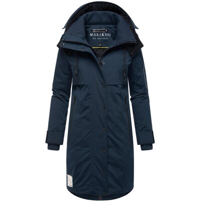 MARIKOO Wintermantel mit Kapuze "Anoukaa 16" Navy S MARIKOO Wintermantel mit Kapuze "Anoukaa 16" Navy S