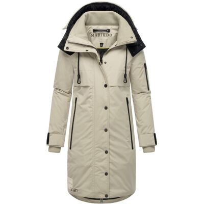 MARIKOO Wintermantel mit Kapuze "Anoukaa 16" Pebble Grey S MARIKOO Wintermantel mit Kapuze "Anoukaa 16" Pebble Grey S
