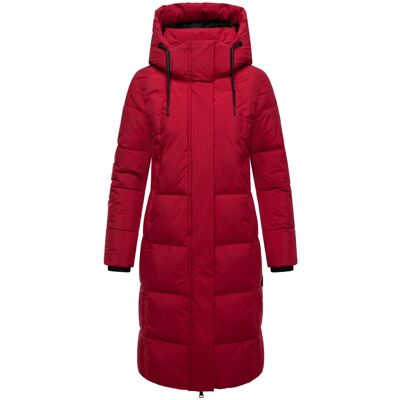 MARIKOO Winter Steppmantel mit abnehmbarer Kapuze "Chumanii XVI" Deep Red S MARIKOO Winter Steppmantel mit abnehmbarer Kapuze "Chumanii XVI" Deep Red S