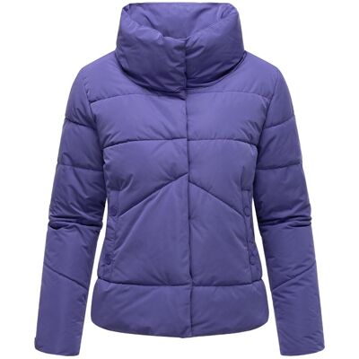 MARIKOO Warme Winterjacke mit hohem Kragen "Jalliaa 16" Blue Violet M MARIKOO Warme Winterjacke mit hohem Kragen "Jalliaa 16" Blue Violet M