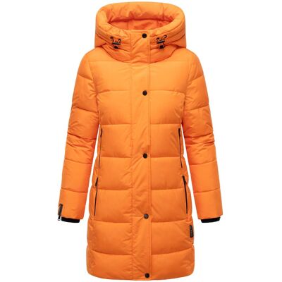 MARIKOO Steppmantel mit Kapuze "Karumikoo XVI" Orange XXXL MARIKOO Steppmantel mit Kapuze "Karumikoo XVI" Orange XXXL