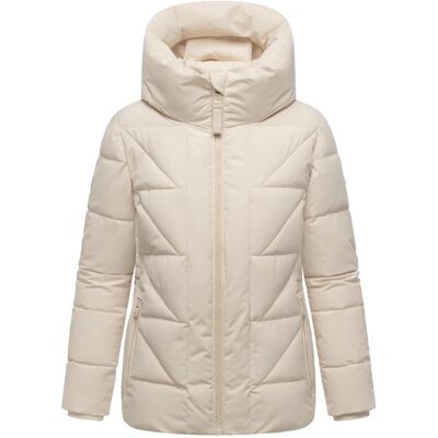 MARIKOO Winter Steppjacke "Kuschelnasee 16" Cream XL MARIKOO Winter Steppjacke "Kuschelnasee 16" Cream XL