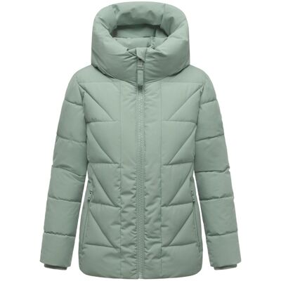 MARIKOO Winter Steppjacke "Kuschelnasee 16" Smokey Mint M MARIKOO Winter Steppjacke "Kuschelnasee 16" Smokey Mint M