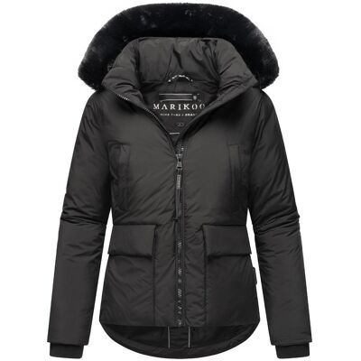 MARIKOO Wintejacke mit abnehmbarem Kunstfell "Morinaa XVI" Black XXL MARIKOO Wintejacke mit abnehmbarem Kunstfell "Morinaa XVI" Black XXL