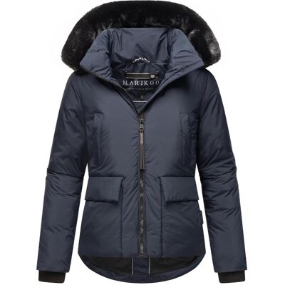 MARIKOO Wintejacke mit abnehmbarem Kunstfell "Morinaa XVI" Navy L MARIKOO Wintejacke mit abnehmbarem Kunstfell "Morinaa XVI" Navy L