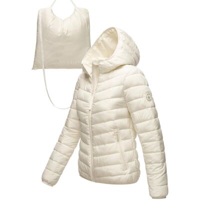 MARIKOO In integrierter Tragetasche verstaubare Jacke "Pack Mich Ein" Off White XXL MARIKOO In integrierter Tragetasche verstaubare Jacke "Pack Mich Ein" Off White XXL