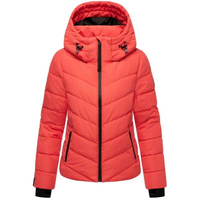 MARIKOO Steppjacke mit Kapuze "Samuiaa XVI" Coral Red XXL MARIKOO Steppjacke mit Kapuze "Samuiaa XVI" Coral Red XXL