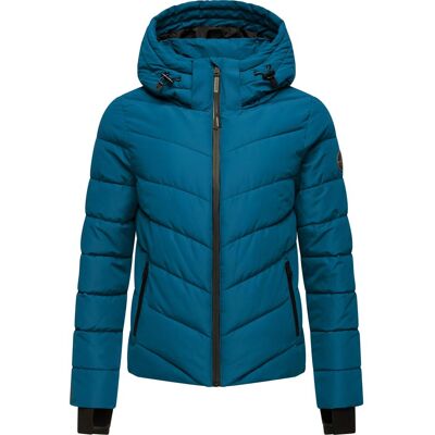 MARIKOO Steppjacke mit Kapuze "Samuiaa XVI" Petrol L MARIKOO Steppjacke mit Kapuze "Samuiaa XVI" Petrol L
