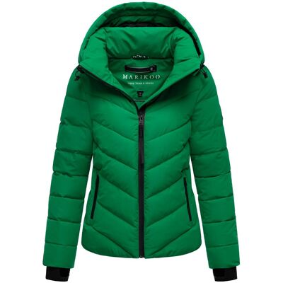 MARIKOO Steppjacke mit Kapuze "Samuiaa XVI" Smaragd Green XL MARIKOO Steppjacke mit Kapuze "Samuiaa XVI" Smaragd Green XL