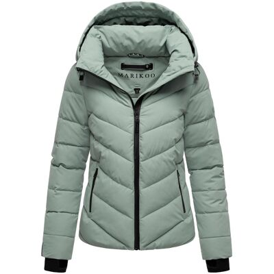 MARIKOO Steppjacke mit Kapuze "Samuiaa XVI" Smokey Mint XXL MARIKOO Steppjacke mit Kapuze "Samuiaa XVI" Smokey Mint XXL