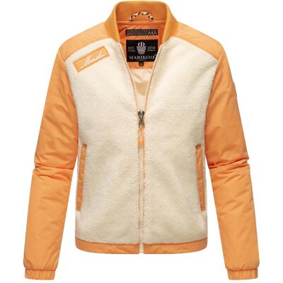 MARIKOO Leichte Hybrid-Jacke "Sayoo" Offwhite - Apricot Sorbet M MARIKOO Leichte Hybrid-Jacke "Sayoo" Offwhite - Apricot Sorbet M