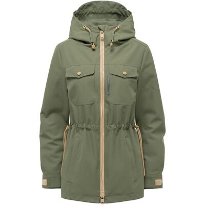MARIKOO Parka mit Taillenzugband "Sohaa 16" Olive Leaf M MARIKOO Parka mit Taillenzugband "Sohaa 16" Olive Leaf M