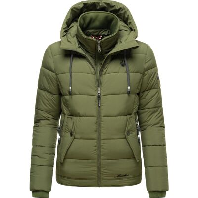 MARIKOO Winter Steppjacke mit Kapuze "Taisaa Prc" Olive XL MARIKOO Winter Steppjacke mit Kapuze "Taisaa Prc" Olive XL