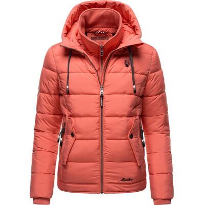 MARIKOO Winter Steppjacke mit Kapuze "Taisaa Prc" Rose Coral XXL MARIKOO Winter Steppjacke mit Kapuze "Taisaa Prc" Rose Coral XXL