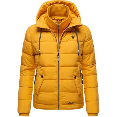 MARIKOO Winter Steppjacke mit Kapuze "Taisaa Prc" Yellow XXL MARIKOO Winter Steppjacke mit Kapuze "Taisaa Prc" Yellow XXL