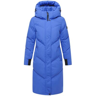 MARIKOO Langer Winter Steppmantel mit abnehmbarer Kapuze "Teonaa 16" Galaxy Blue S MARIKOO Langer Winter Steppmantel mit abnehmbarer Kapuze "Teonaa 16" Galaxy Blue S