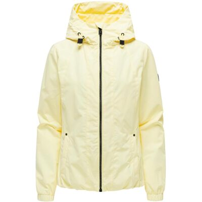 MARIKOO Übergangsjacke mit elastischem Saum "Yoshikoo 16" Pastel Yellow S MARIKOO Übergangsjacke mit elastischem Saum "Yoshikoo 16" Pastel Yellow S