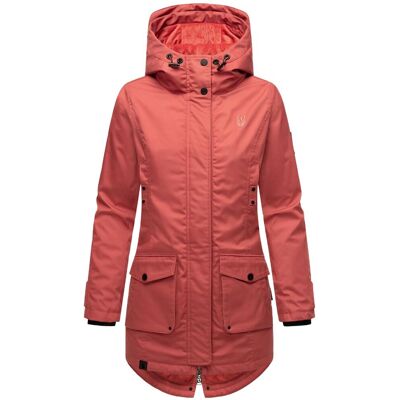 NAVAHOO Leichter Parka mit Kapuze "Brinjaa" Rouge M NAVAHOO Leichter Parka mit Kapuze "Brinjaa" Rouge M