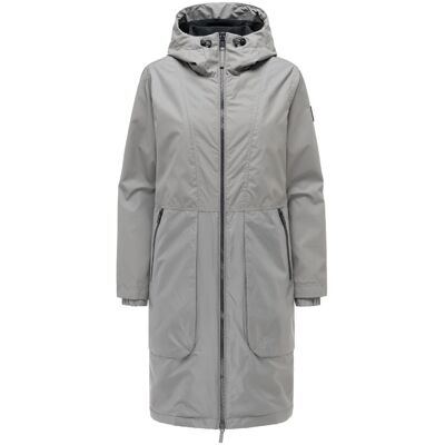 NAVAHOO Leichter Übergangsmantel mit Kapuze "Edelumhang 14" Grey L NAVAHOO Leichter Übergangsmantel mit Kapuze "Edelumhang 14" Grey L