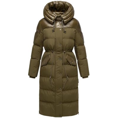 NAVAHOO Warmer Steppmantel "Knusperherz 14" Khaki XXL NAVAHOO Warmer Steppmantel "Knusperherz 14" Khaki XXL
