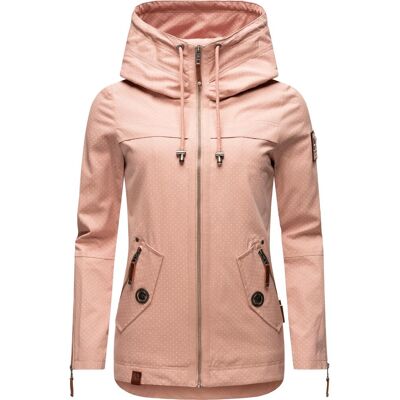 NAVAHOO Leichte Übergangsjacke mit Kapuze "Wekoo" Light Rose Dots S NAVAHOO Leichte Übergangsjacke mit Kapuze "Wekoo" Light Rose Dots S