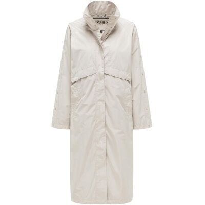 NAVAHOO Oversized Parka mit krempelbaren Ärmeln "Zenblüte 14" Bone L NAVAHOO Oversized Parka mit krempelbaren Ärmeln "Zenblüte 14" Bone L