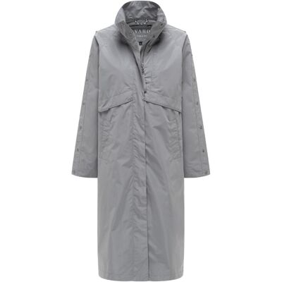 NAVAHOO Oversized Parka mit krempelbaren Ärmeln "Zenblüte 14" Grey S NAVAHOO Oversized Parka mit krempelbaren Ärmeln "Zenblüte 14" Grey S