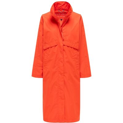 NAVAHOO Oversized Parka mit krempelbaren Ärmeln "Zenblüte 14" Spicy Orange XL NAVAHOO Oversized Parka mit krempelbaren Ärmeln "Zenblüte 14" Spicy Orange XL