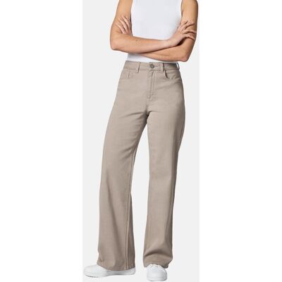 PEAK TIME Lange Hose "Cyrele" Wide Leg Comet Taupe W26/L30 PEAK TIME Lange Hose "Cyrele" Wide Leg Comet Taupe W26/L30