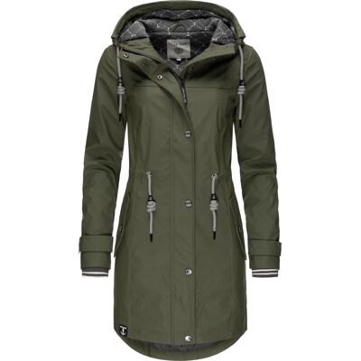 PEAK TIME Regenmantel mit Kapuze "L60042" Olive21 5XL PEAK TIME Regenmantel mit Kapuze "L60042" Olive21 5XL