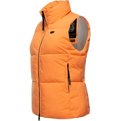 RAGWEAR Ailish Orange Weste - Lässige Wasserabweisende Übergangsjacke RAGWEAR Ailish Orange Weste - Lässige Wasserabweisende Übergangsjacke