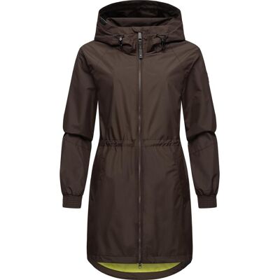 RAGWEAR Wasserdichter Kurzmantel mit Mesh-Innenfutter "Bronja II" Dark Brown XXL RAGWEAR Wasserdichter Kurzmantel mit Mesh-Innenfutter "Bronja II" Dark Brown XXL
