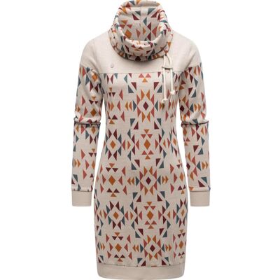 RAGWEAR Jersey Kleid mit Schlauchkragen "Chlloe Aztec YOUMODO" Ecru XXL RAGWEAR Jersey Kleid mit Schlauchkragen "Chlloe Aztec YOUMODO" Ecru XXL