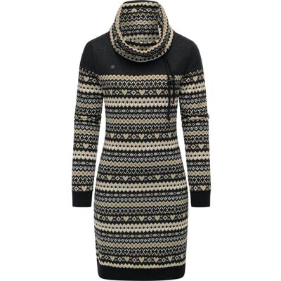RAGWEAR Jersey Kleid mit Schlauchkragen "Chlloe Jacquard YOUMODO" Black M RAGWEAR Jersey Kleid mit Schlauchkragen "Chlloe Jacquard YOUMODO" Black M