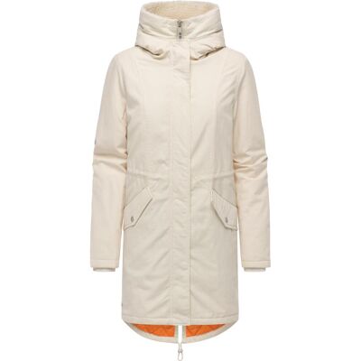 RAGWEAR Damen Mantel mit Rucksack-Trägern "Coogle YOUMODO" Ecru L RAGWEAR Damen Mantel mit Rucksack-Trägern "Coogle YOUMODO" Ecru L