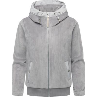 RAGWEAR Übergangsjacke Plüschjacke mit kuscheligem Teddyfell-Innenfutter "Cousy Short Bonded" Ash S RAGWEAR Übergangsjacke Plüschjacke mit kuscheligem Teddyfell-Innenfutter "Cousy Short Bonded" Ash S