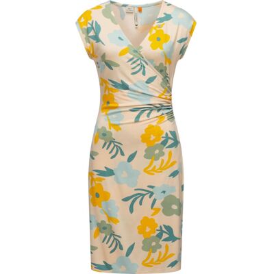 RAGWEAR Geblümtes Sommerkleid "Crupi Print" Beige M RAGWEAR Geblümtes Sommerkleid "Crupi Print" Beige M