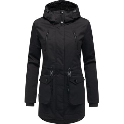 RAGWEAR Winterparka mit auffälligen Taillenkordeln "Ellsa YOUMODO" Black M RAGWEAR Winterparka mit auffälligen Taillenkordeln "Ellsa YOUMODO" Black M
