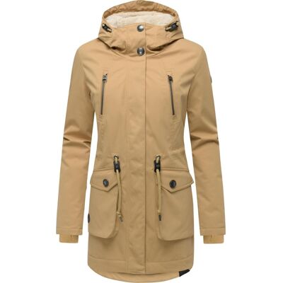 RAGWEAR Winterparka mit auffälligen Taillenkordeln "Ellsa YOUMODO" Camel L RAGWEAR Winterparka mit auffälligen Taillenkordeln "Ellsa YOUMODO" Camel L